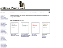 Tablet Screenshot of dautrepart.ch